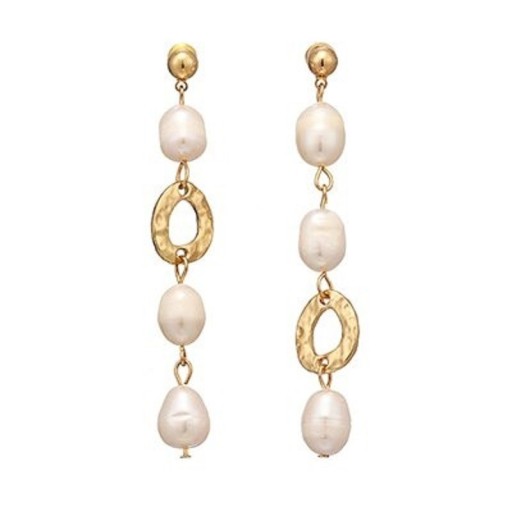 Pendientes colgantes de mujer con perlas G550