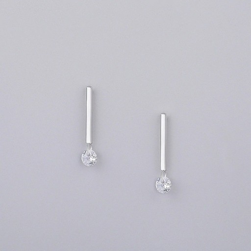 Pendientes colgantes de mujer con piedra R60