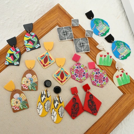Pendientes colgantes de mujer G1123