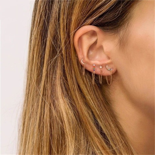 Pendientes colgantes de mujer