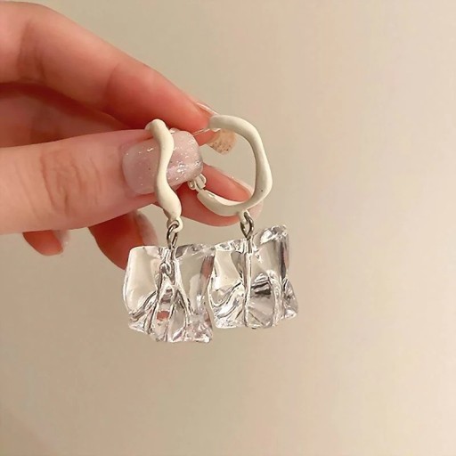 Pendientes de aro para mujer con colgante G1416