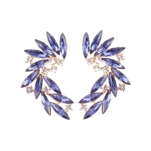 Pendientes de aro para mujer con piedras H809