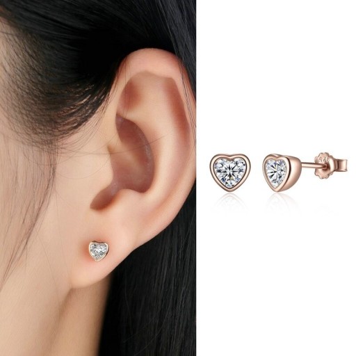 Pendientes de botón para mujer R83