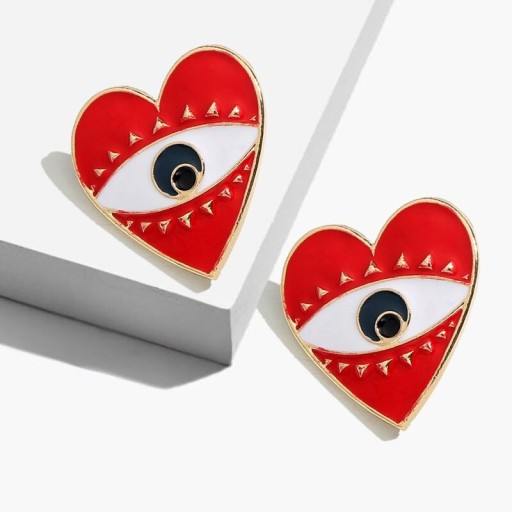 Pendientes de corazón para mujer G918