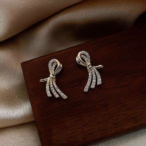 Pendientes de lazo para mujer H786