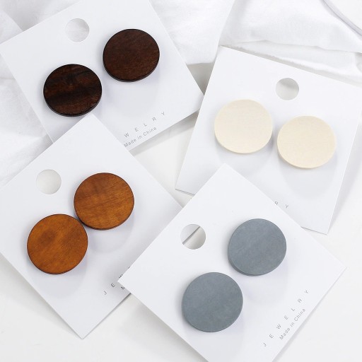 Pendientes de madera para mujer G1151