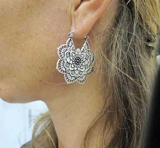 Pendientes de mandala para mujer