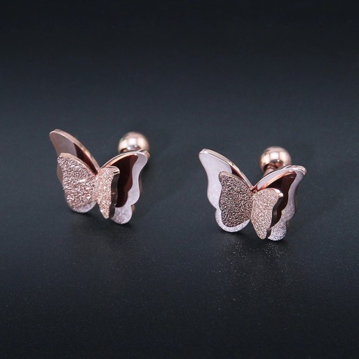 Pendientes de mariposa para mujer G519