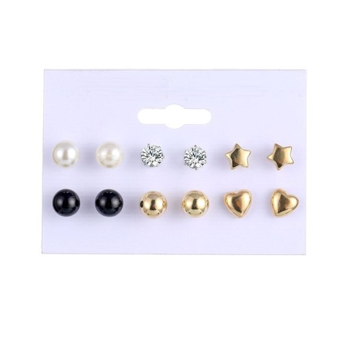 Pendientes de mujer 12 piezas