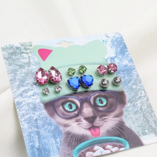 Pendientes de mujer 6 pares G1317