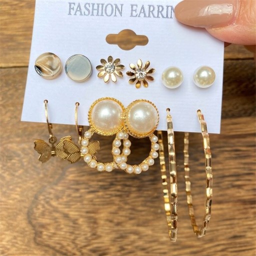 Pendientes de mujer 6 pares G1323