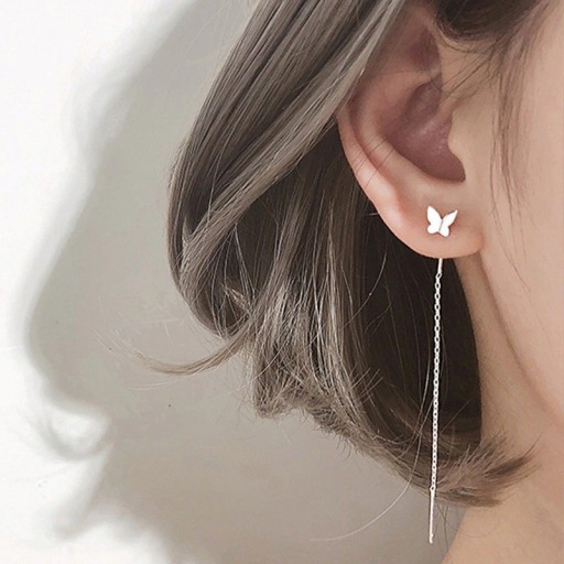 Pendientes de mujer con cadena