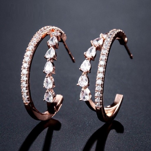 Pendientes de mujer con circonitas G362
