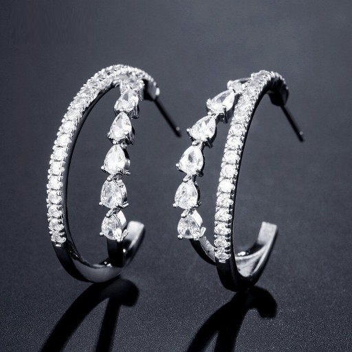 Pendientes de mujer con circonitas G362