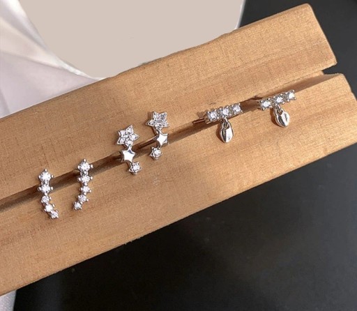 Pendientes de mujer con circonitas G495