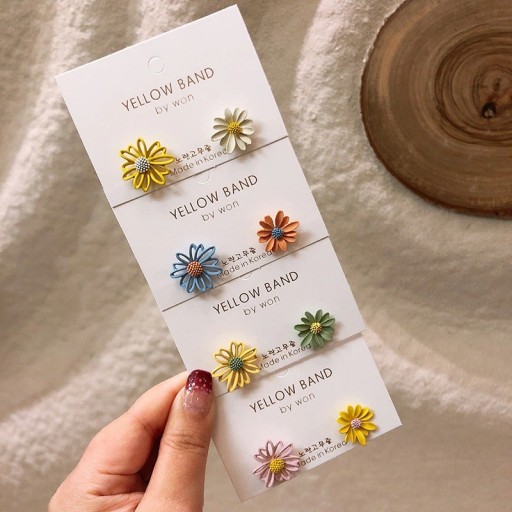 Pendientes de mujer con flores C1063