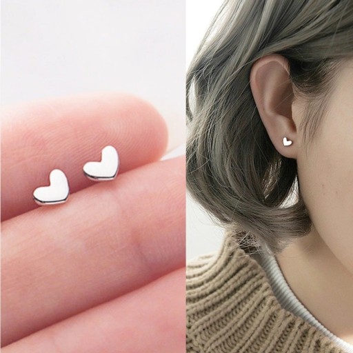 Pendientes de mujer con forma de corazón G283