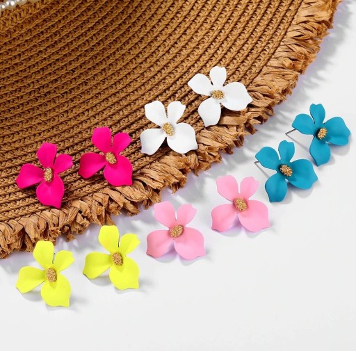 Pendientes de mujer flores G554