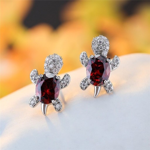 Pendientes de tortuga para mujer