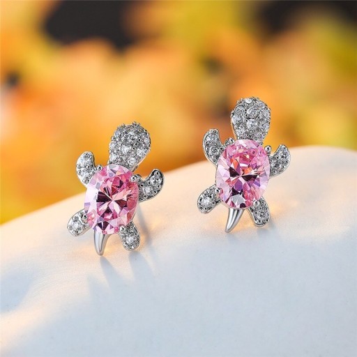 Pendientes de tortuga para mujer