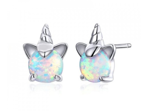 Pendientes de unicornio para mujer