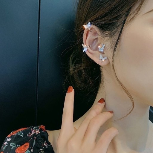 Pendientes mariposa mujer 4 uds.