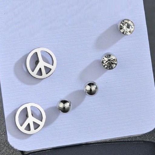Pendientes mujer 3 pares H828