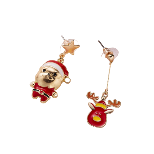 Pendientes navideños mujer N986