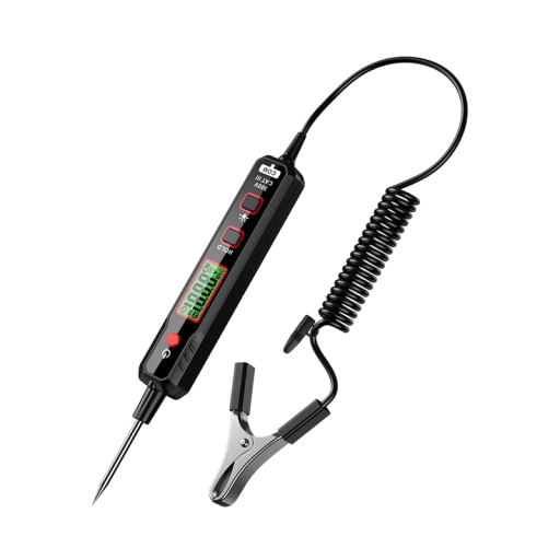 Penna di prova senza contatto HT86A 100V Rilevatore di tensione continua con retroilluminazione Tester regolabile per la manutenzione dei circuiti automobilistici