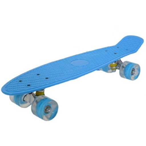 Penny board 22&quot; med lysende hjul