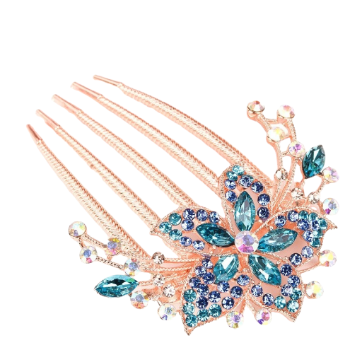 Pente para cabelo com pedras