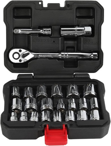 Pequena saca de ferramentas com catraca 24 pcs