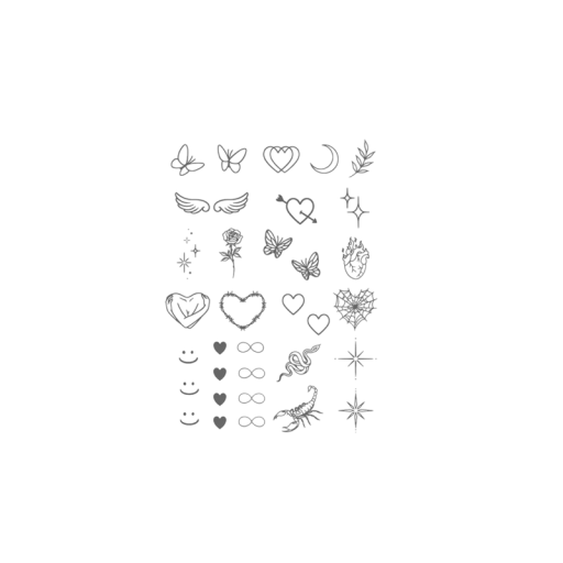 Pequeños tatuajes temporales para dedos Estilo henna 1 hoja de papel para tatuajes 12 x 8 cm Varios motivos Tatuajes delicados Fácil aplicación Elegante decoración corporal