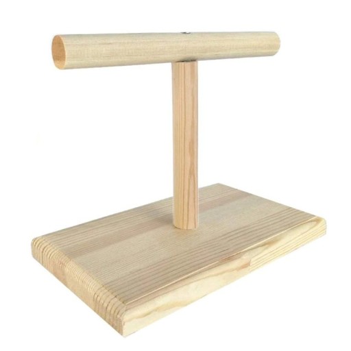 Perchoir en bois pour oiseaux C736