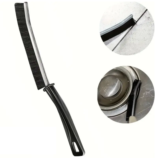 Perie de curățare a crăpăturilor 23,5 x 2 cm cu peri duri pentru crăpături și colțuri Perie de curățare a uzului pentru bucătărie și baie, gresie