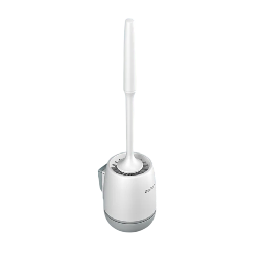 Perie de curățare a toaletei din silicon, perie de perete și podea pentru cadă, curățător de baie 43 cm, accesorii pentru curățarea toaletei și a plăcilor