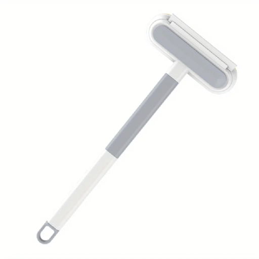 Perie multifuncțională pentru curățarea geamurilor 45 x 18 cm, racletă cu îndepărtare a părului, pentru curățarea geamurilor, suprafețe de sticlă, gresie și podele