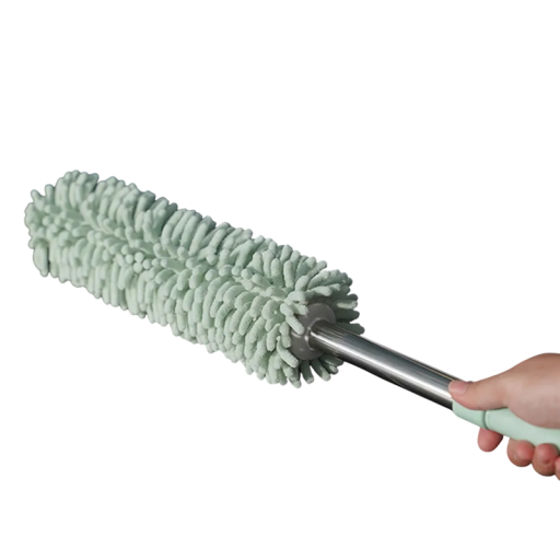 Perie telescopică pentru praf 26–80 cm Perie extensibilă cu mâner flexibil pentru mașină și casă Captator de pânze de păianjen și acarieni Culori diverse