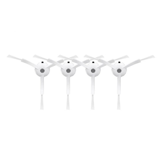 Perii laterale pentru aspiratorul robotic 4 bucăți perii de înlocuire cu fire din silicon de 32 mm pentru Roborock Q Revo MaxV Q Revo S și Q Revo Pro