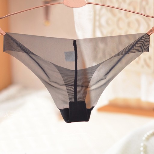 Perizoma V-string trasparente da donna