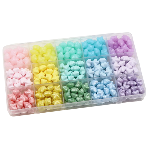 Perle di cera sigillante retro 8 mm Set di stelle 15 colori Cera vegetale per la produzione di sigilli in cera e timbri