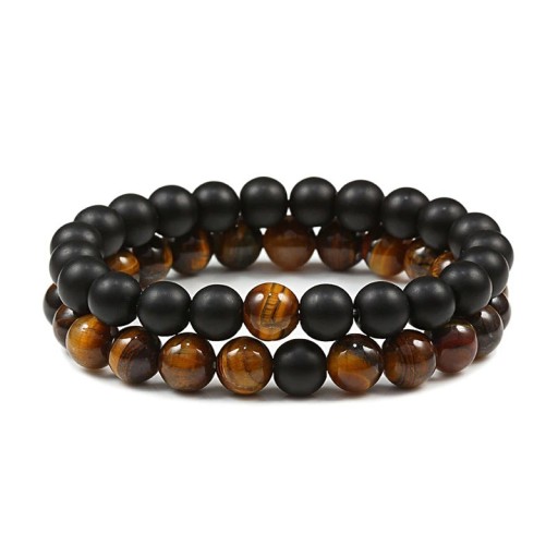 Perlebesat armbånd 2 stk.