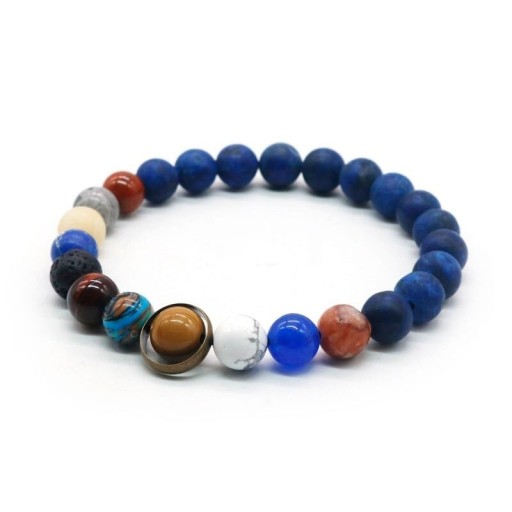Perlenarmband mit Planeten
