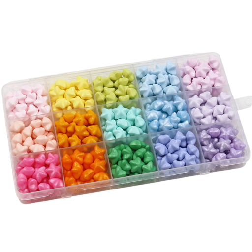 Perles de cire scellées rétro 8 mm Ensemble d'étoiles en cire 15 couleurs Cire végétale pour la fabrication de sceaux en cire