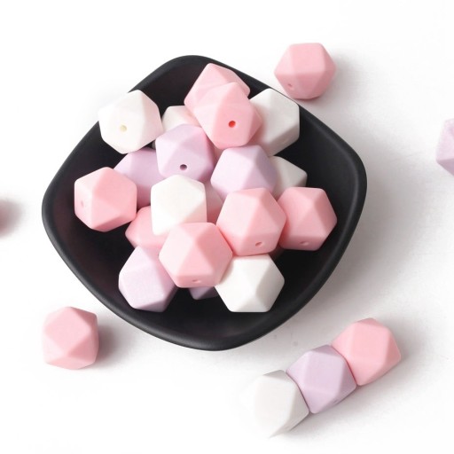 Perles en silicone pour enfants - 20 pcs
