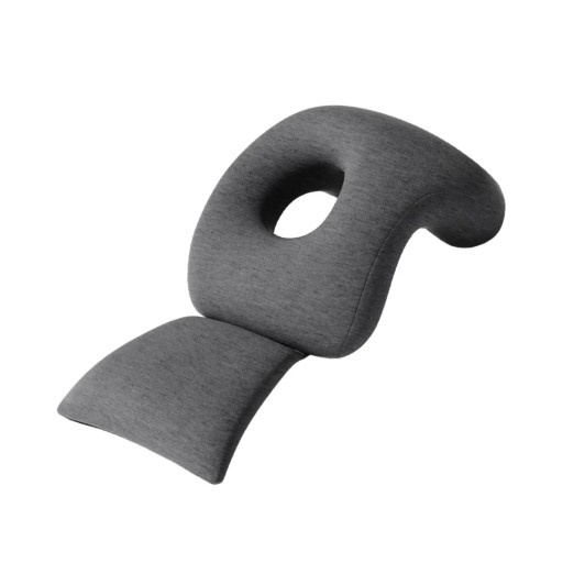 Pernă în formă de U cu orificiu pentru față Suport ergonomic pentru cap Pad de relaxare pentru masaj Spumă cu memorie Material respirabil Odihnă confortabilă