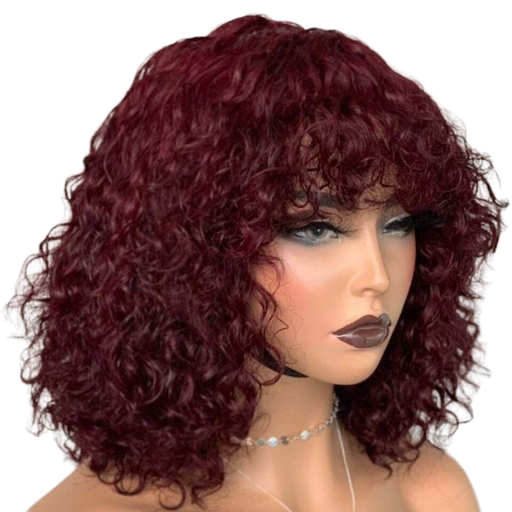 Perruque bouclée pour femmes en cheveux naturels N892