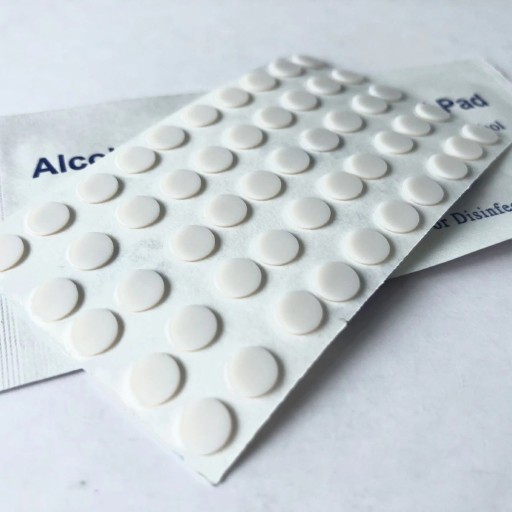 Pés antiderrapantes para rato Commatech 50 unid