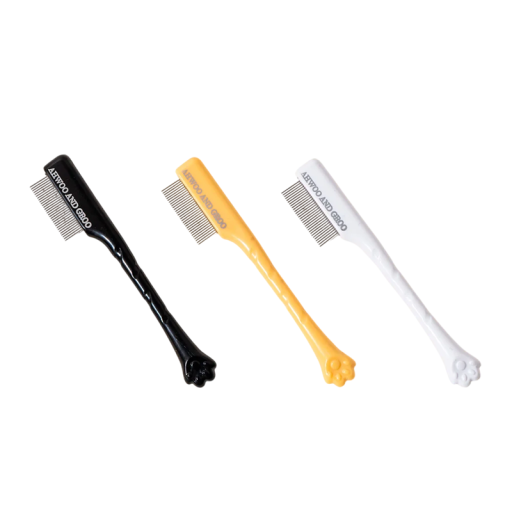 Pet Face and Paw Comb 9.7 x 1.2 cm Gentle Brush for Dog and Cat Coat Care and Skin Massage
