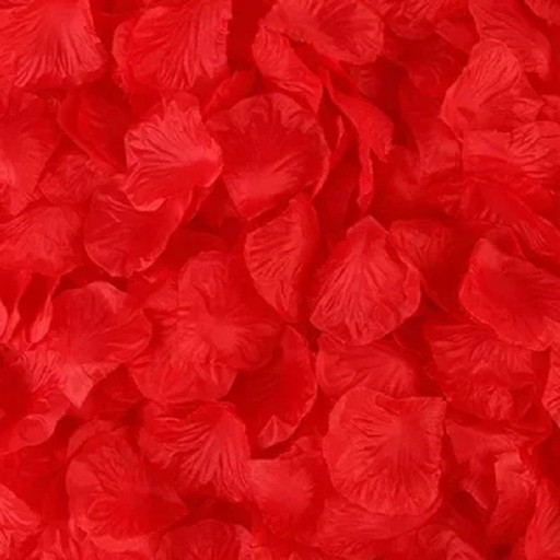 Pétales de rose artificiels 2000 pcs Pétales décoratifs 5 x 5 cm